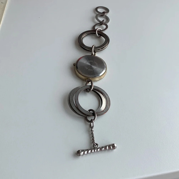Quartz Chain Link, Toggle Closure Watch 8.5" - Picture 4 of 6